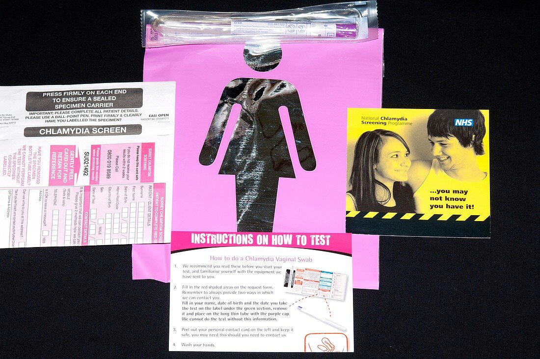 Female Chlamydia self-testing kit