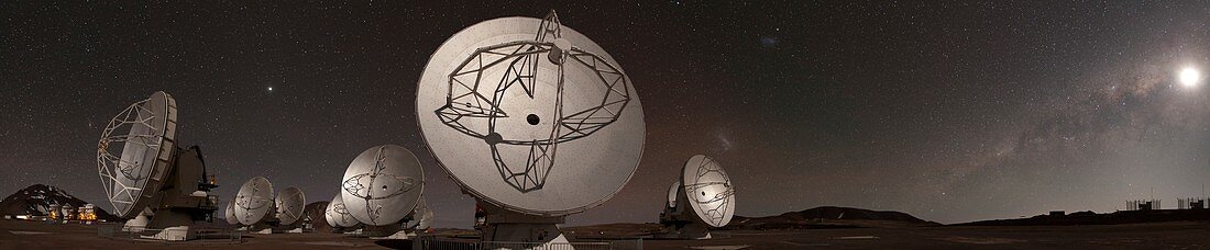 ALMA radio astronomy antennas