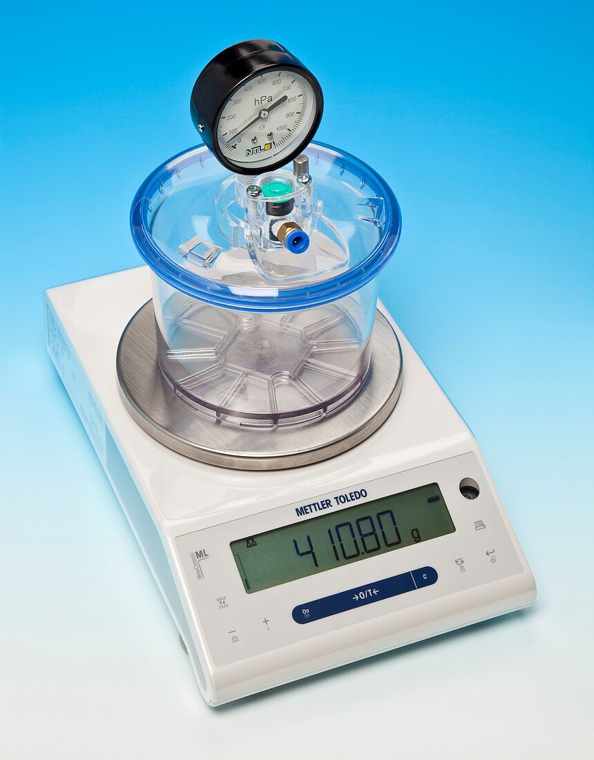 Weighing air,end of experiment