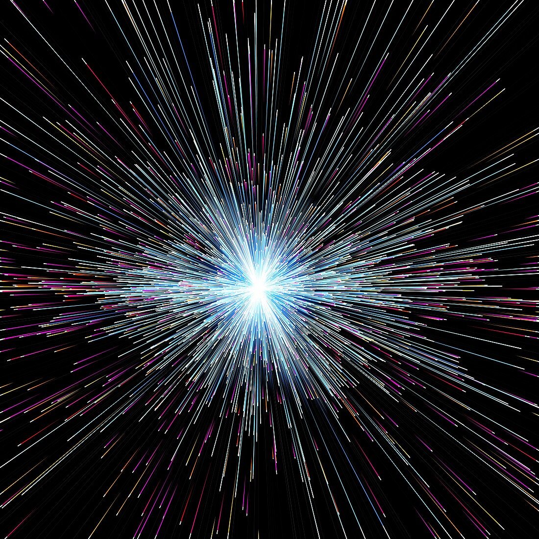 Particle rays,artwork