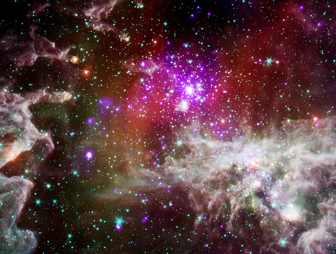 NGC 281 starbirth region,composite