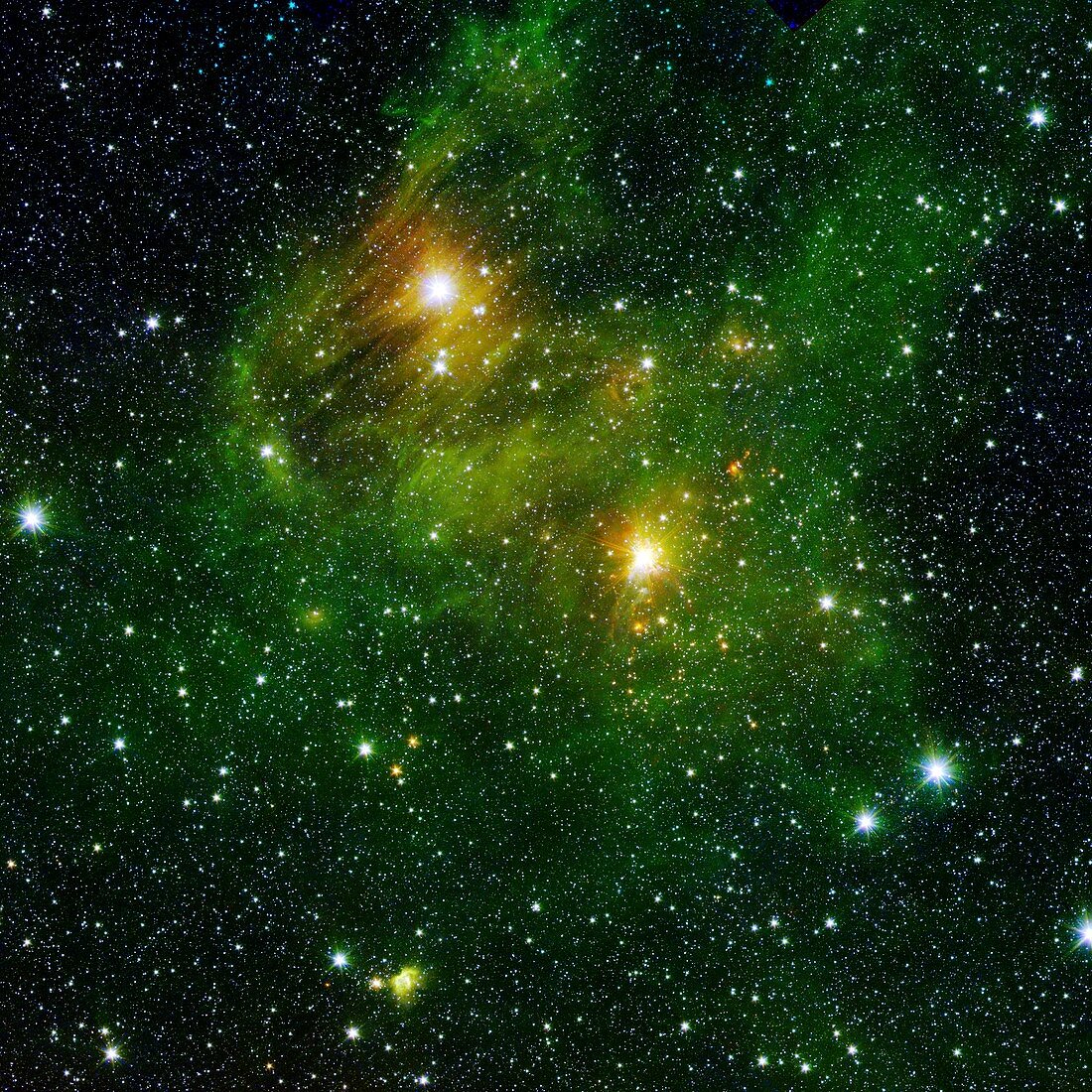 GL 490 starbirth region,infrared image