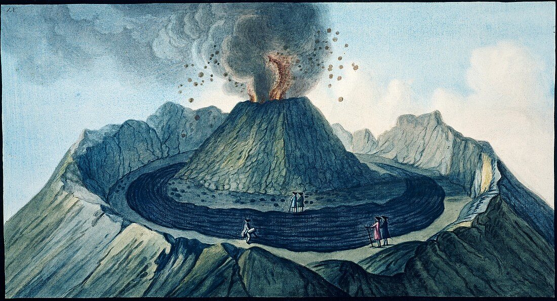 Mount Vesuvius,1767,artwork
