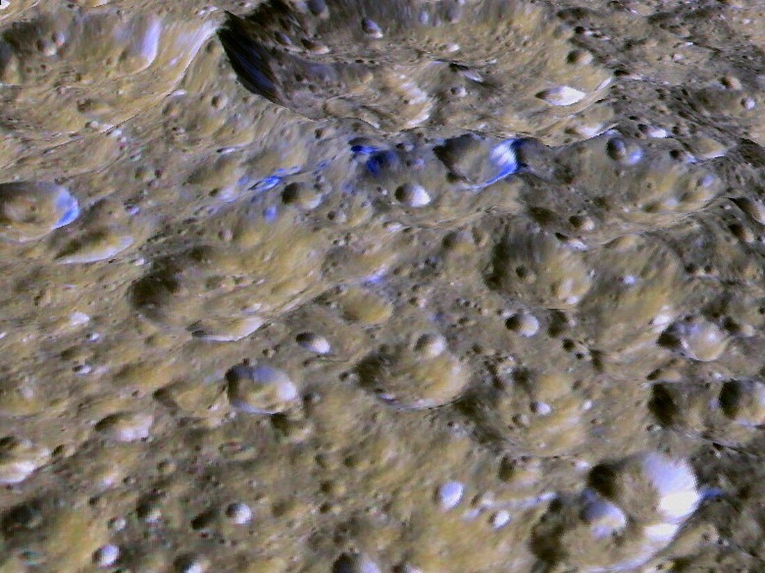 Surface of Rhea,Cassini image