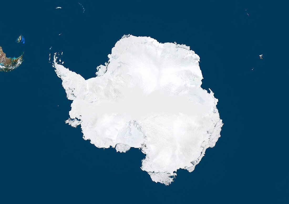 Antarctica,satellite image