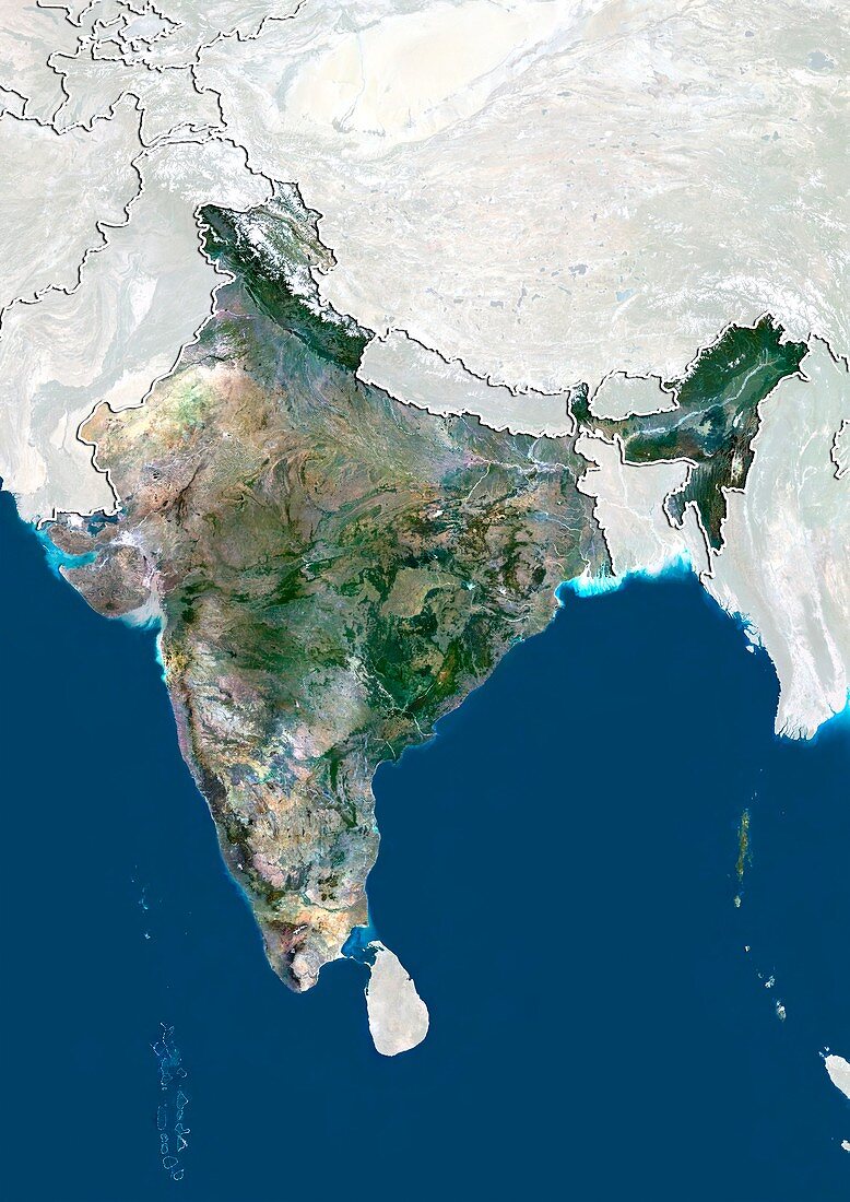 India,satellite image