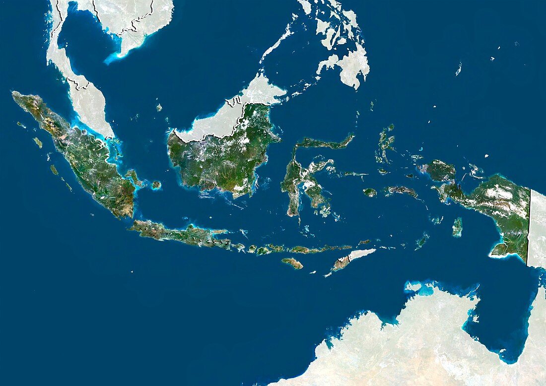 Indonesia,satellite image
