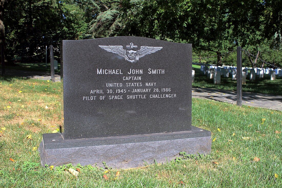 Grave of Michael Smith,NASA astronaut