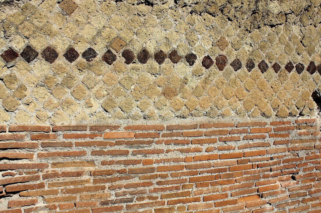 Roman wall,Herculaneum