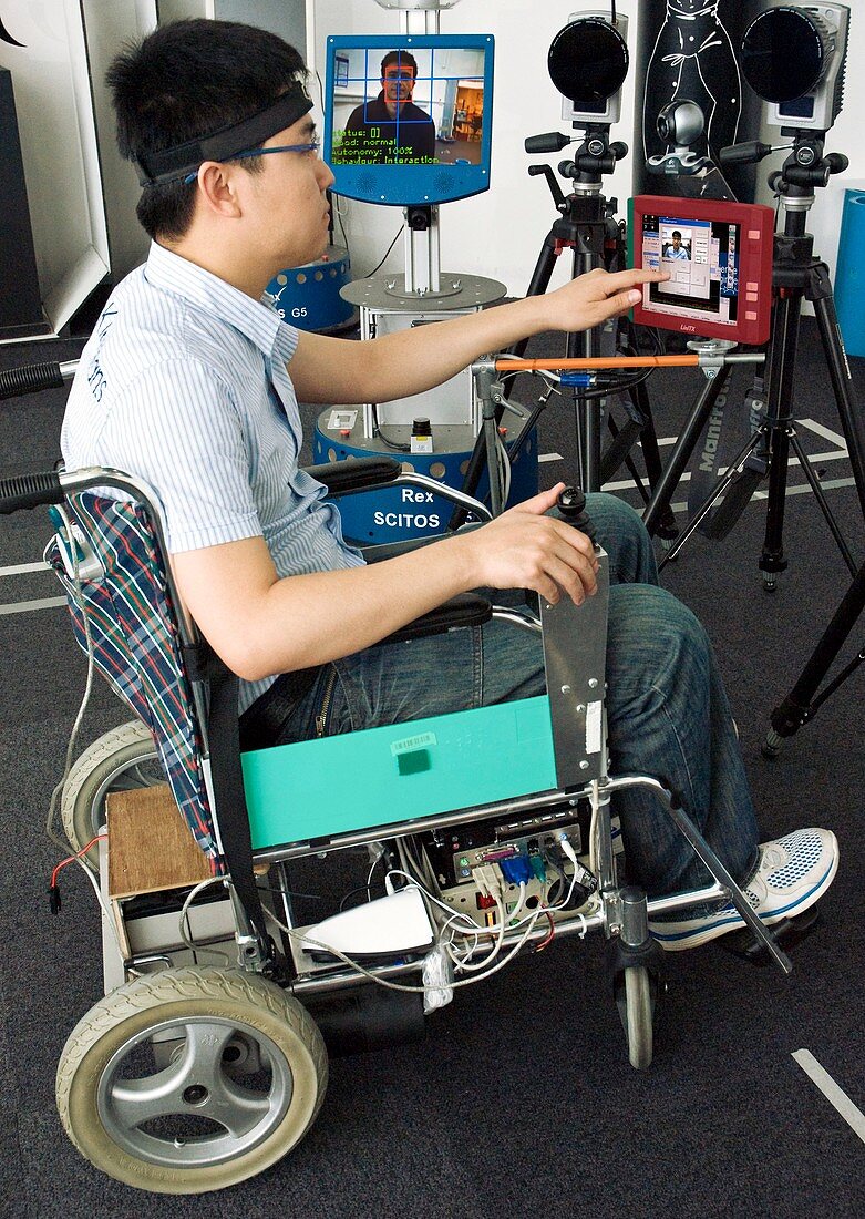 Robotic wheelchair interface research