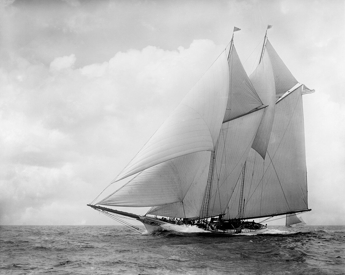Yacht America,circa 1910