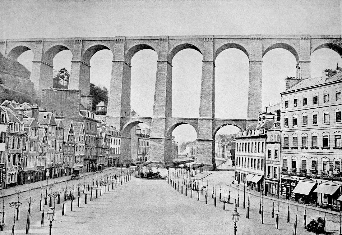 Morlaix viaduct,France,1880s