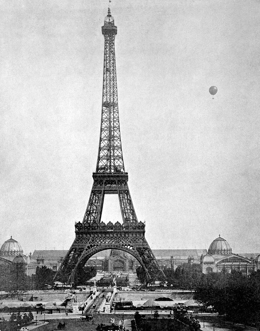 Eiffel Tower,Paris,circa 1889