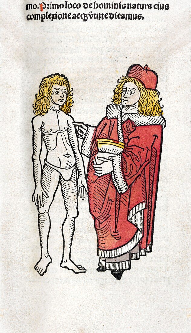 Medical consultation,15th century