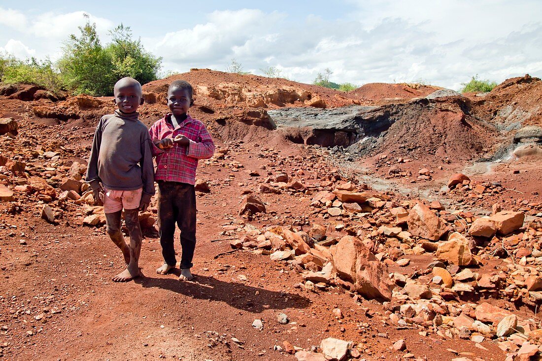 Child miners,Kenya