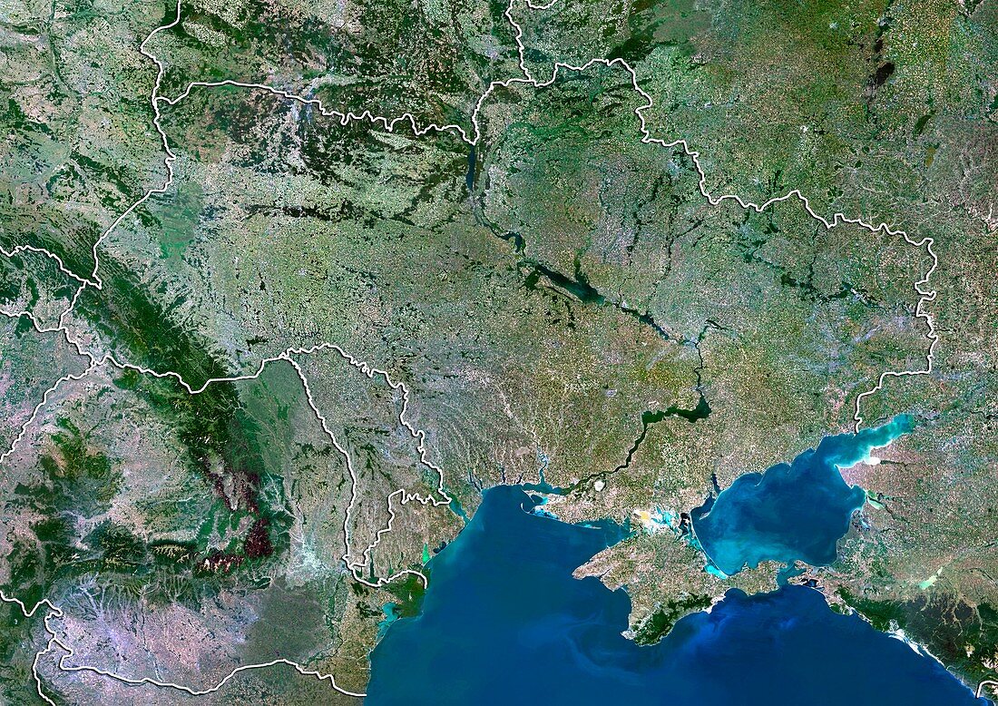 Ukraine,satellite image