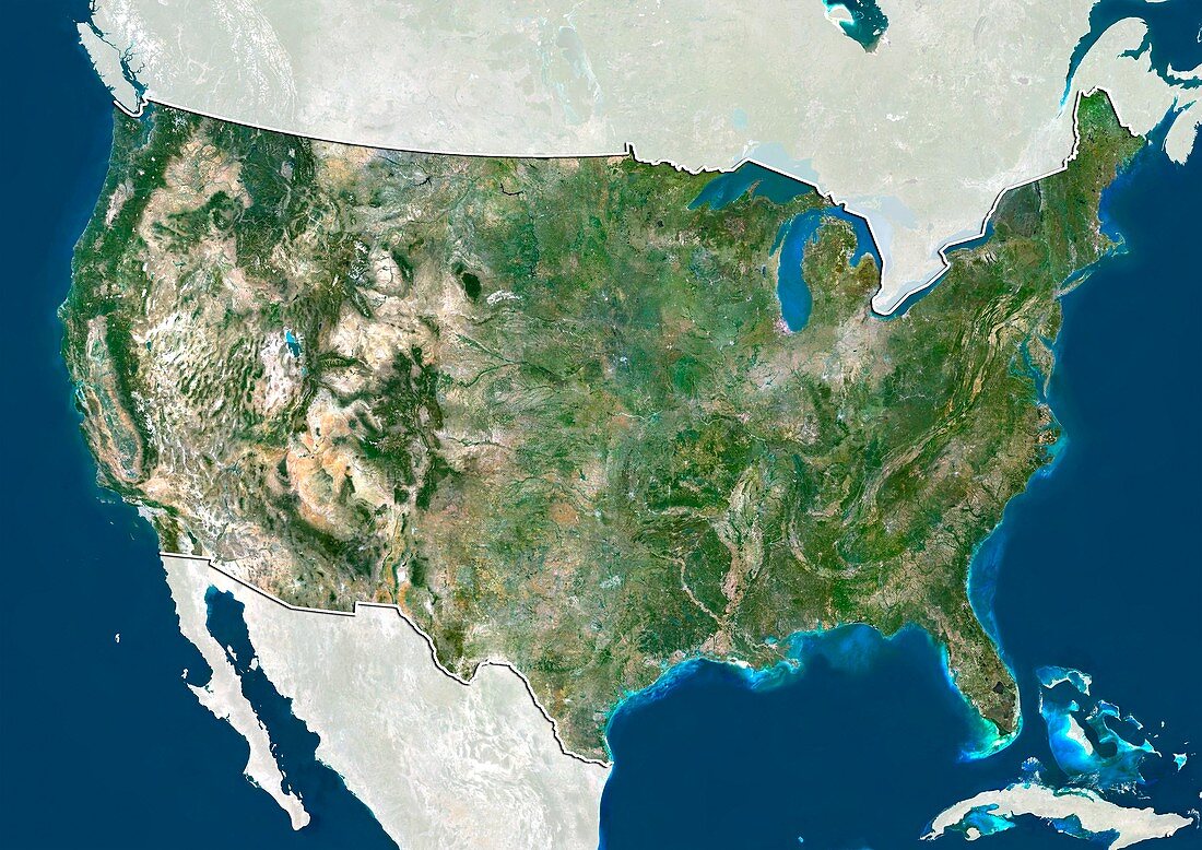 United States,satellite image