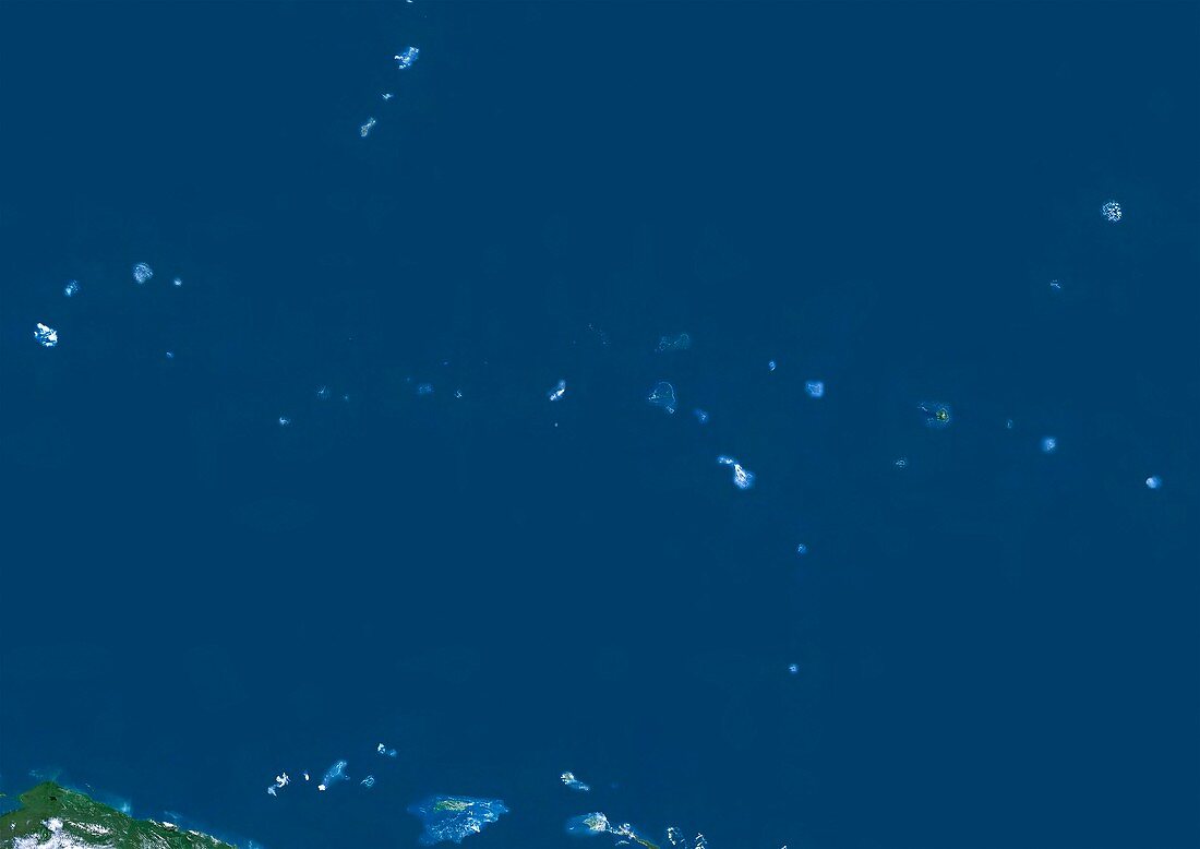 Micronesia,satellite image