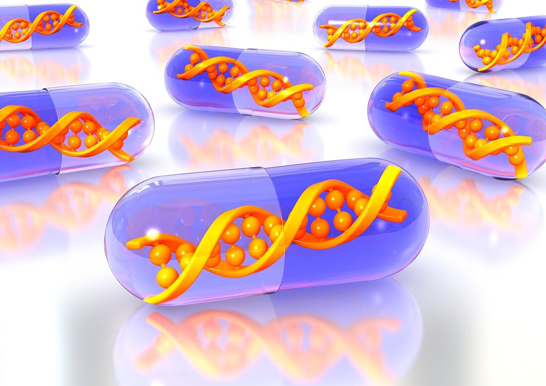 Gene therapy,conceptual image