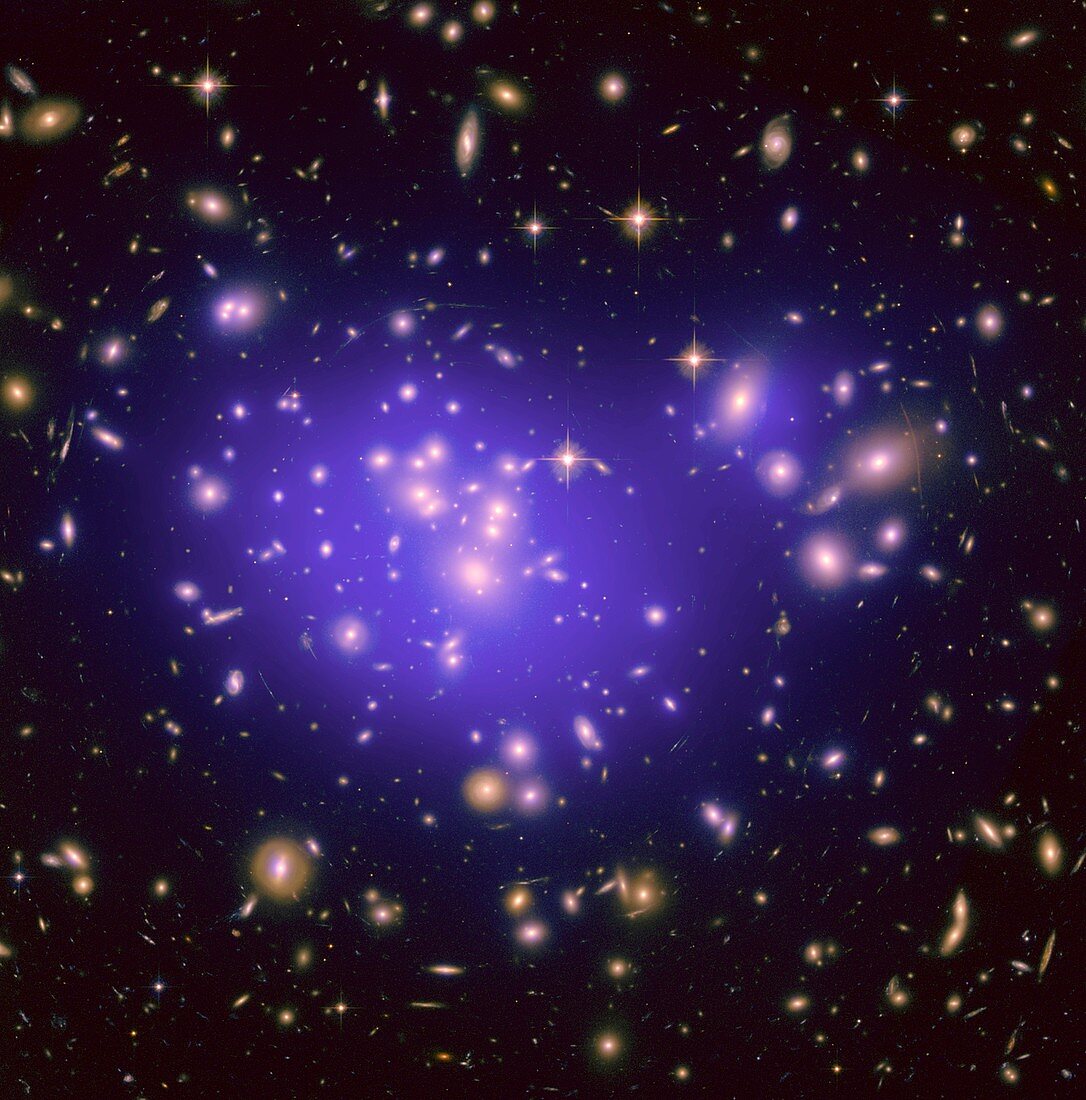 Abell 1689 galaxy cluster,HST image