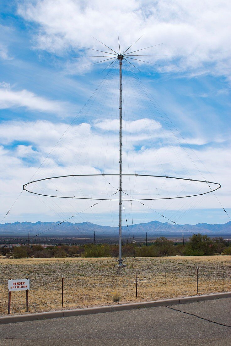 Discone antenna at Titan Missile Museum