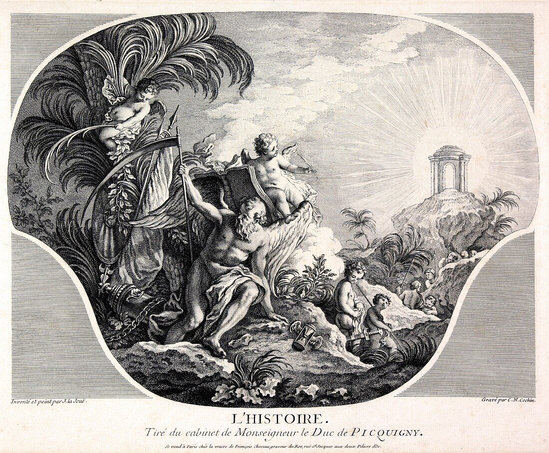 History allegory,18th-century artwork
