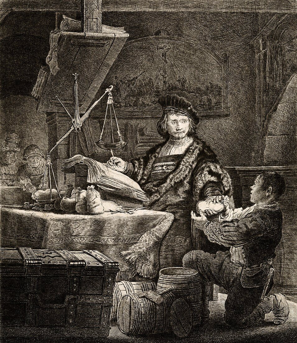 Goldweigher,17th century