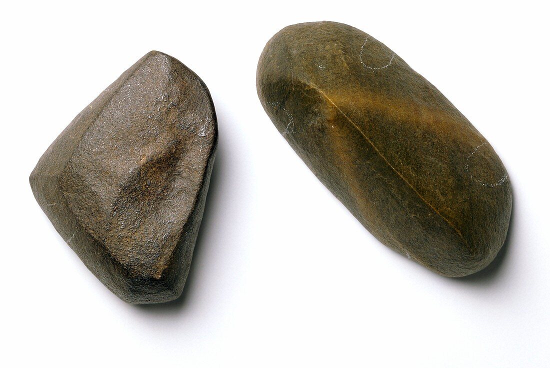 Dreikanter,wind-eroded stones