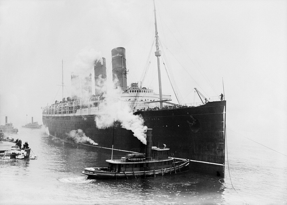 RMS Lusitania,1914