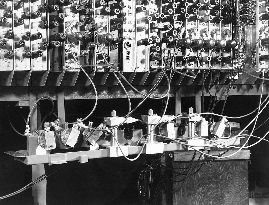 Pilot ACE computer components,1950