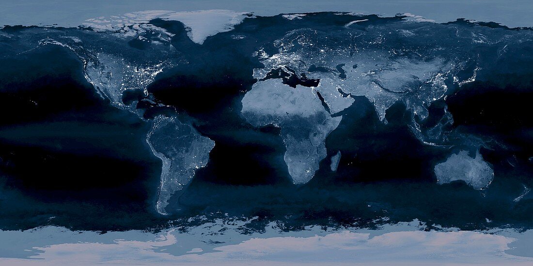 World at night