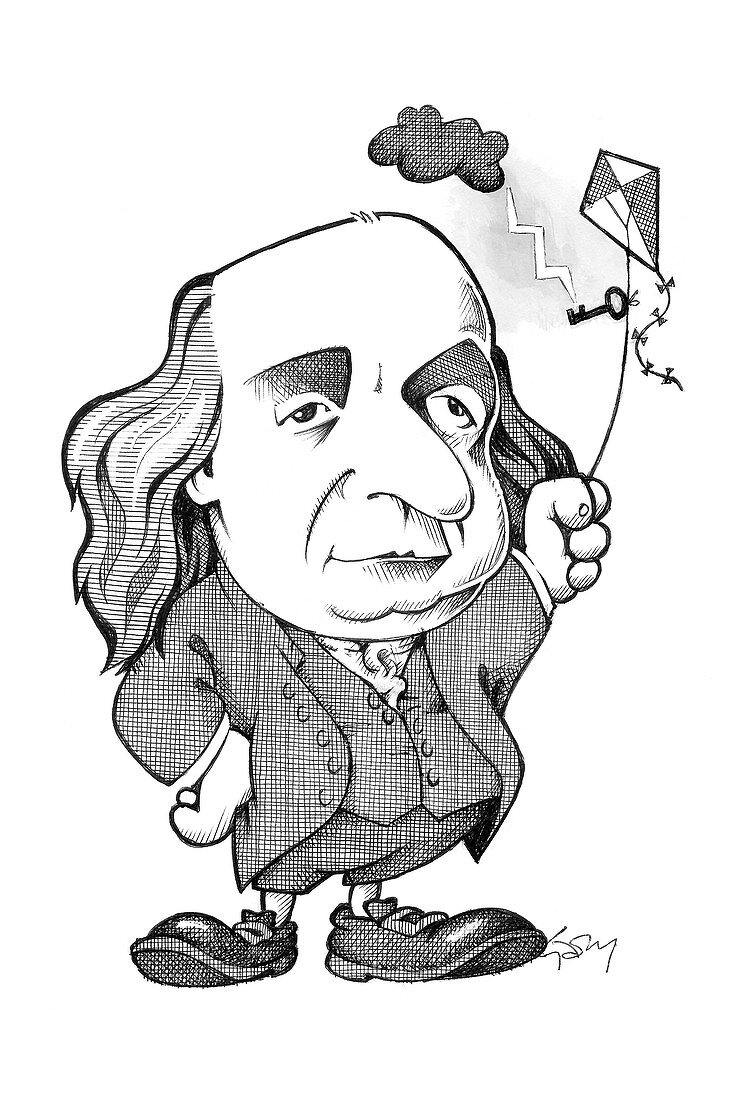 Benjamin Franklin,caricature