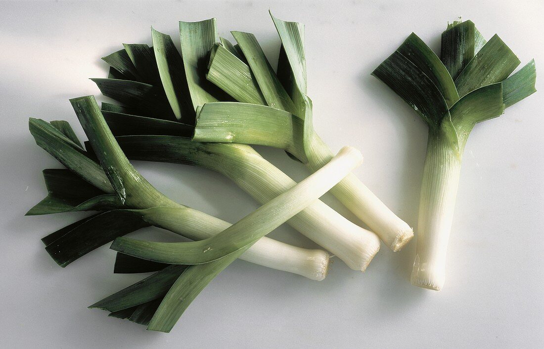 Five Fresh Leeks