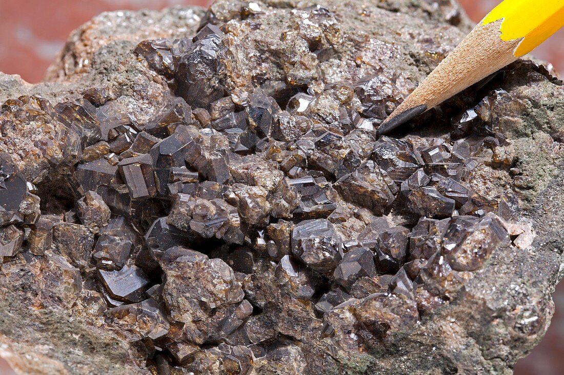 Vesuvianite crystals