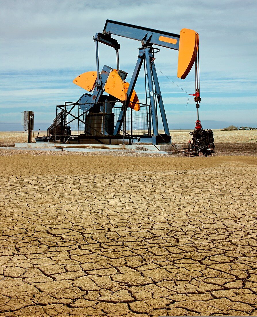 Oil pump and drought