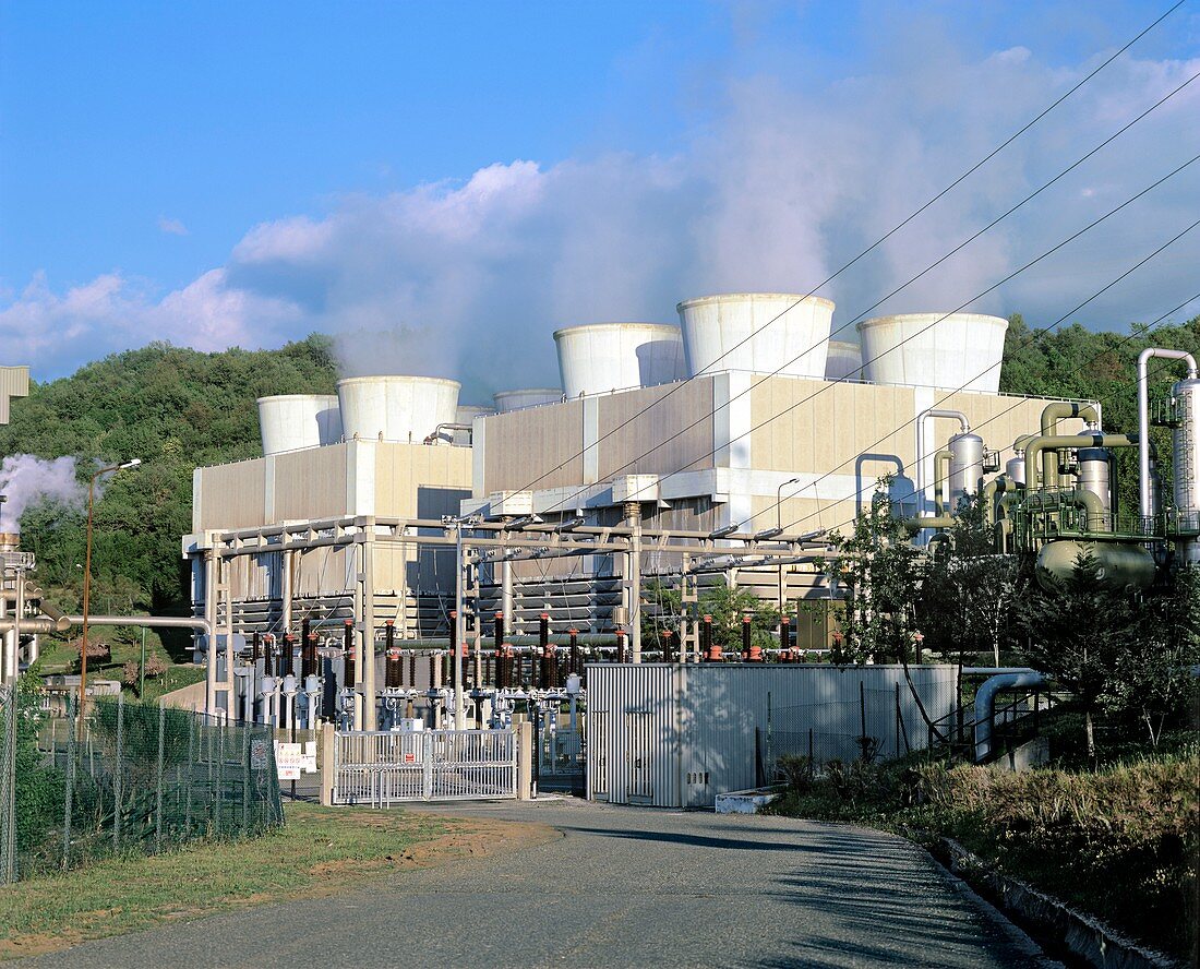 Geothermal power station,Italy