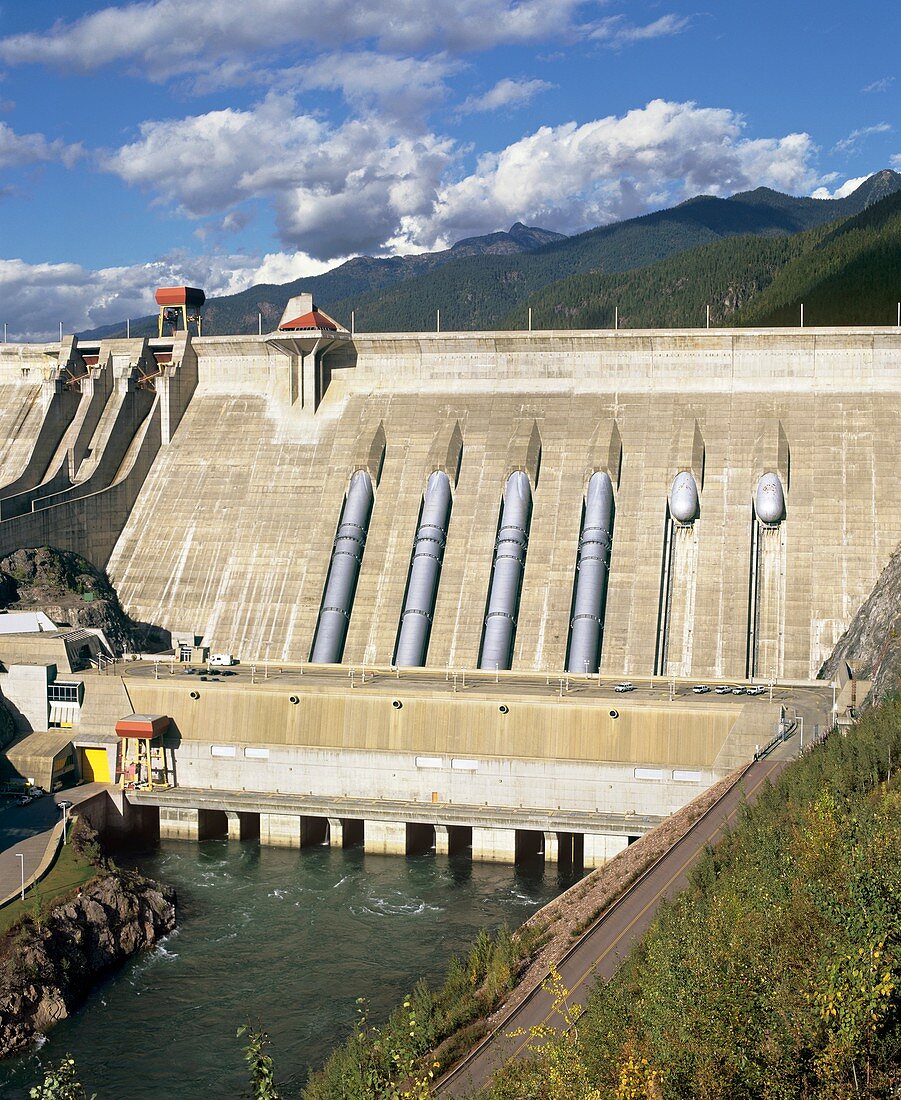 Revelstoke hydroelectric dam