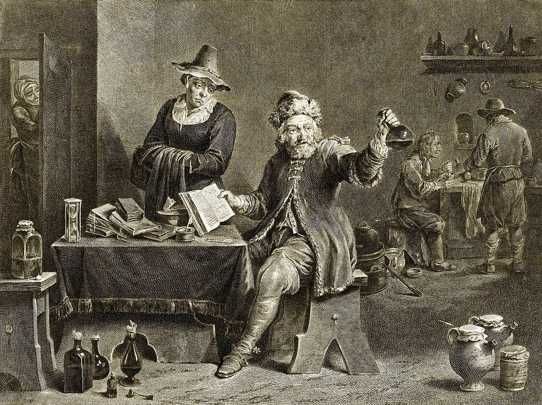 17th Century doctor,artwork