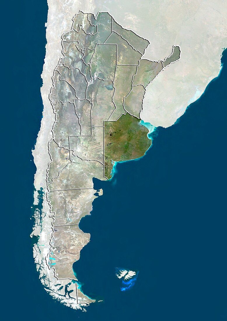 Buenos Aires,Argentina,satellite image