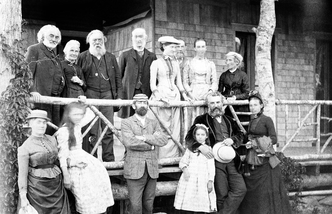 Family and friends of A. G. Bell,1890