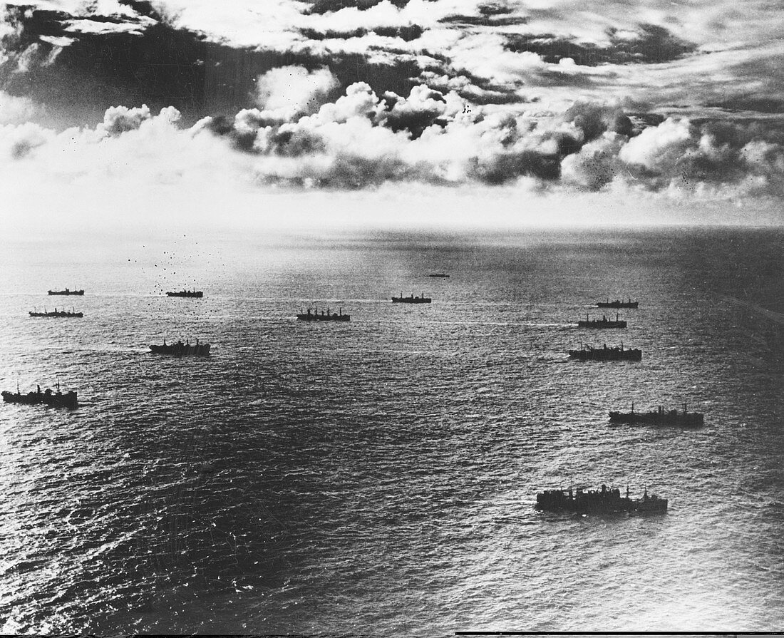 Liberty cargo ship convoy,1940s