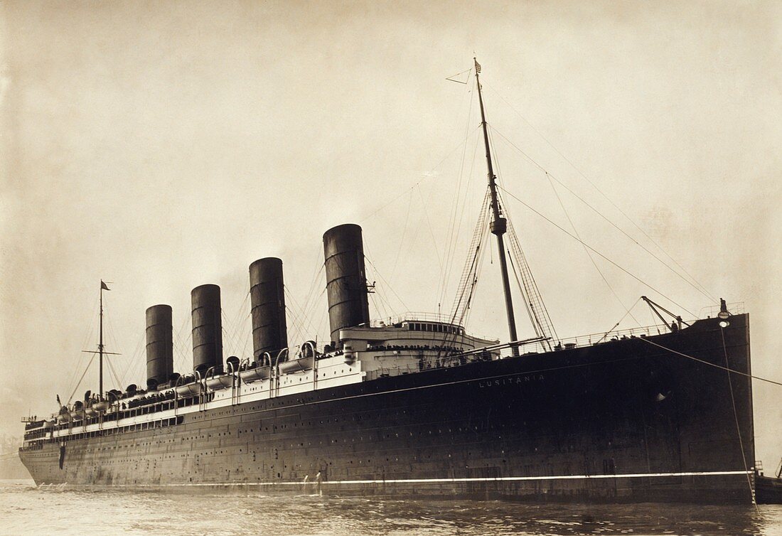 RMS Lusitania,early 20th century