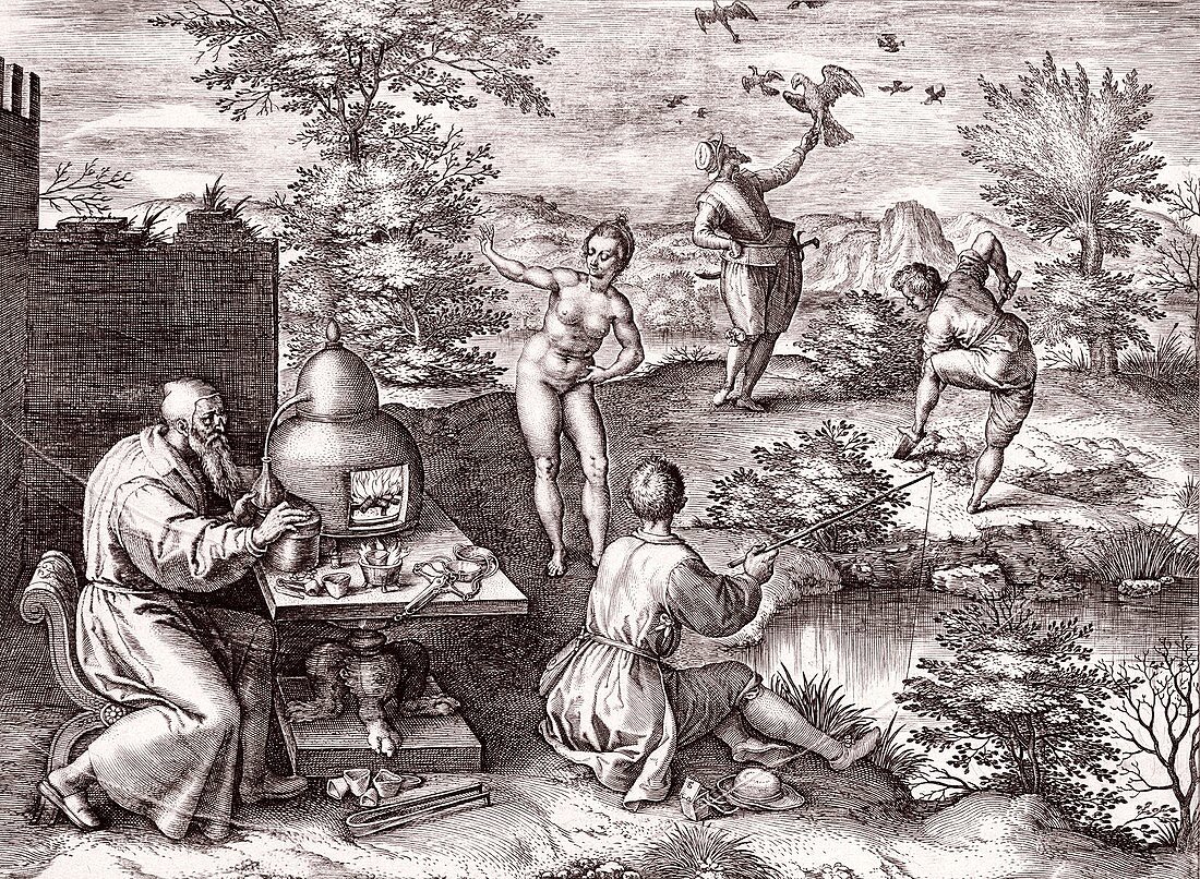 Allegory of the elements,17th century