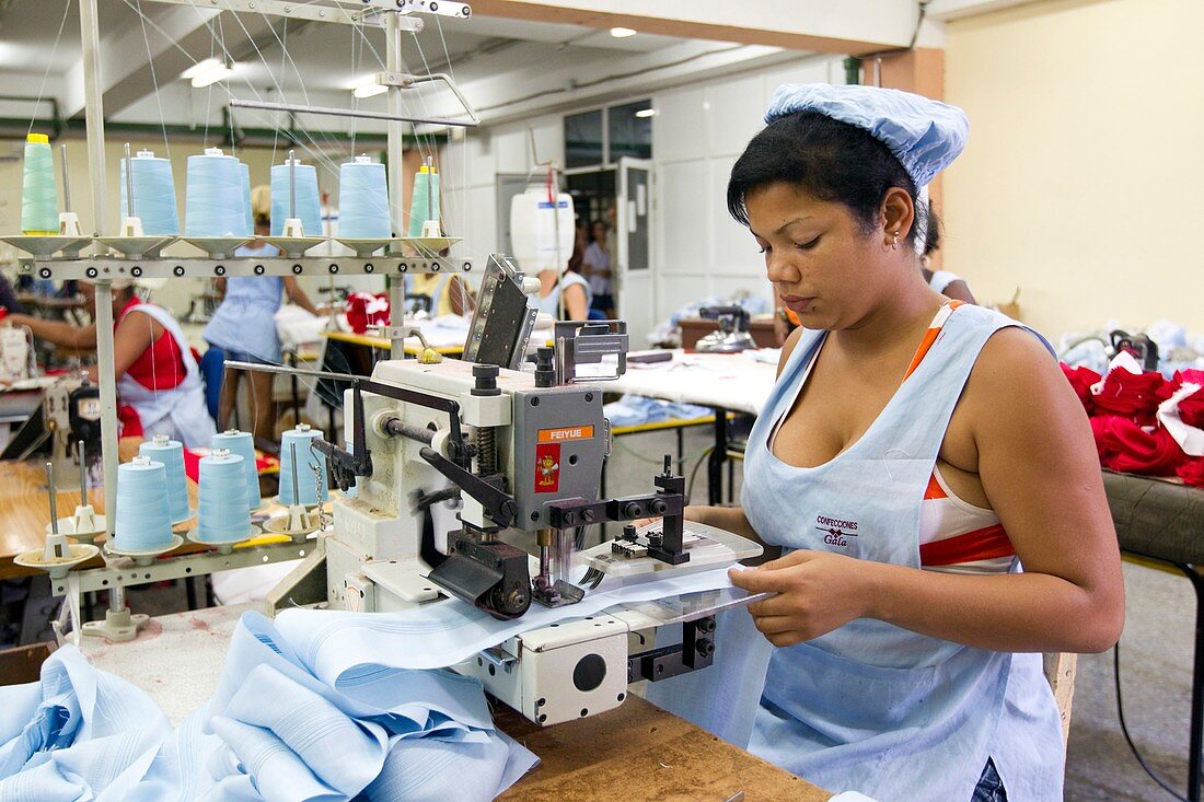 Clothing factory,Cuba