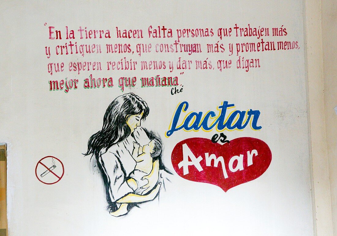 Breastfeeding poster,Cuba