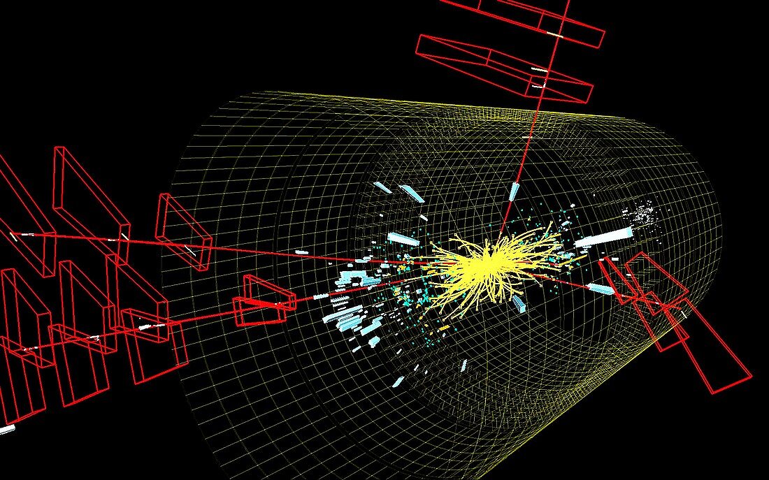 Higgs boson event