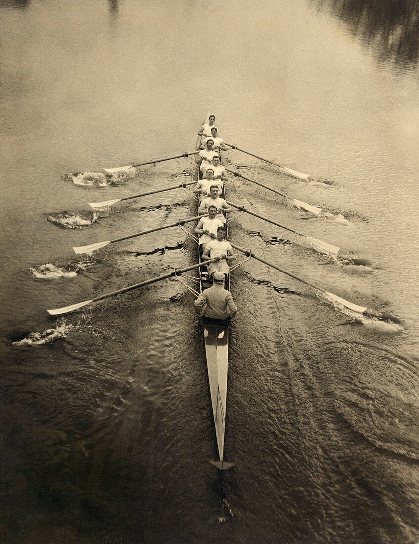 Rowing crew,early 20th century