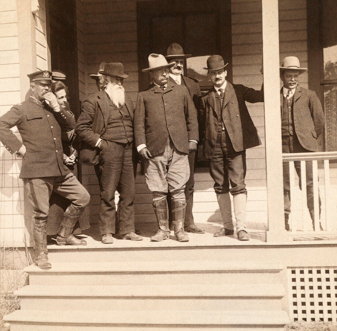 Roosevelt party at Yellowstone,1903
