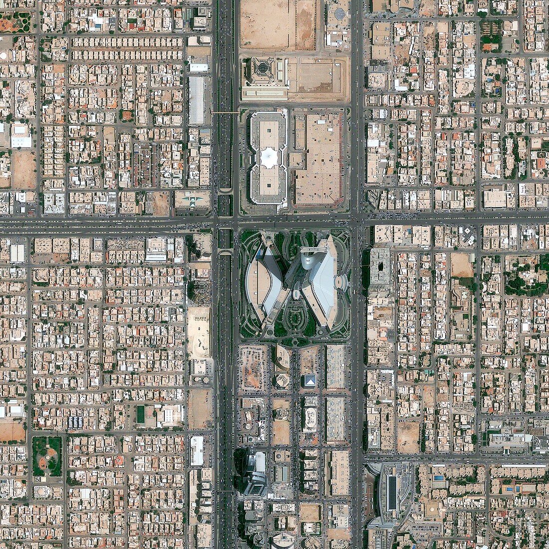 Riyadh,Saudi Arabia,satellite image