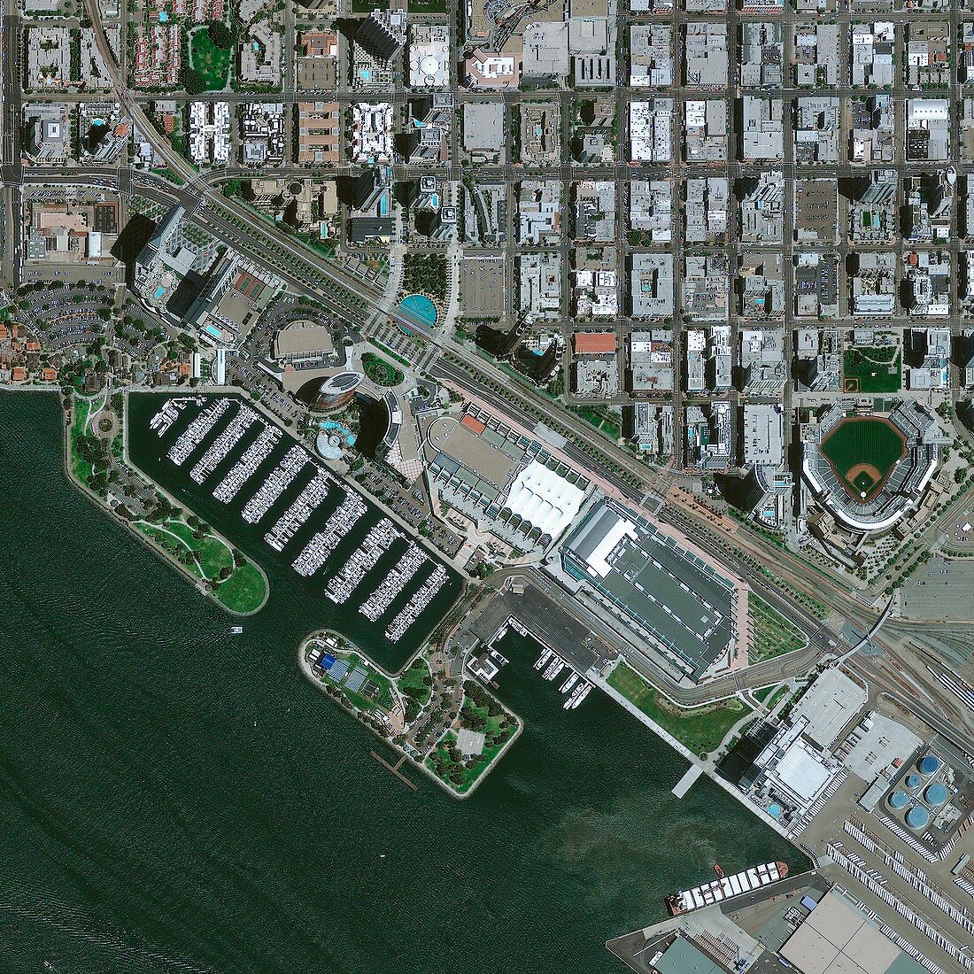 San Diego,USA,satellite image